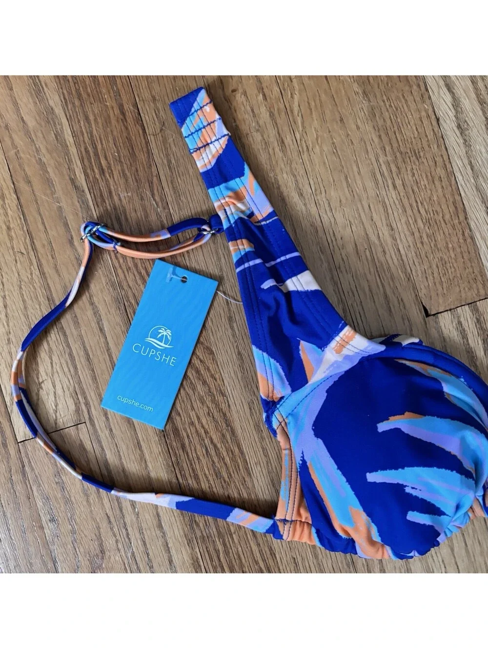 Cupshe Women's Blue Bikini Swim Set Size XS